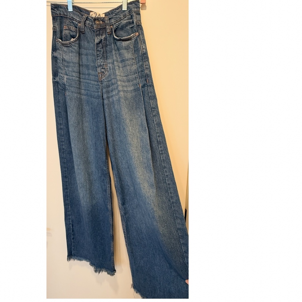 NWOT Free People We the Free Old West Slouchy Jeans | Size 24 - Picture 8 of 13